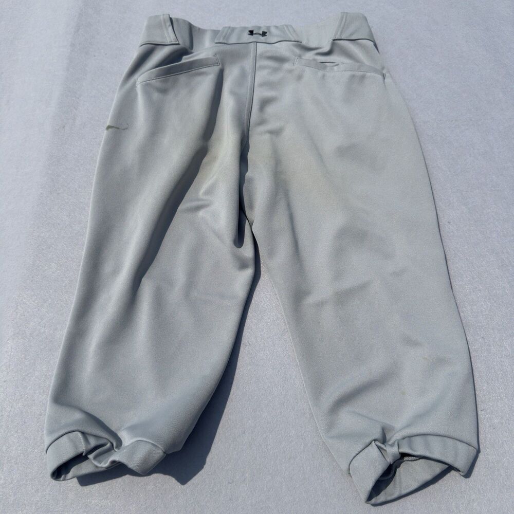 Under Armour Utility Softball‎ Pants Women's XL Gray Cropped Capri Athletic - Picture 5 of 10